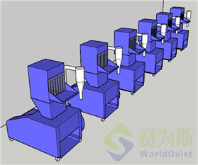 包装工业车间噪声源众多，治理起来要各个击破