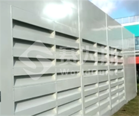 上海自然美富丽化妆品空调机组降噪项目