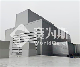 酒店屋面闭式冷却塔噪声超标扰民，怎么做降噪治理？