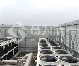 深圳市儿童医院龙华院区风冷螺杆机组降噪工程