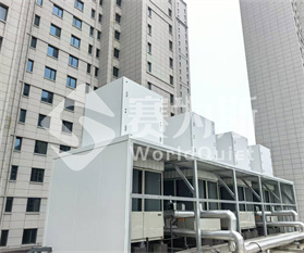 福瀛天麓湖空气源热泵机组隔声降噪工程